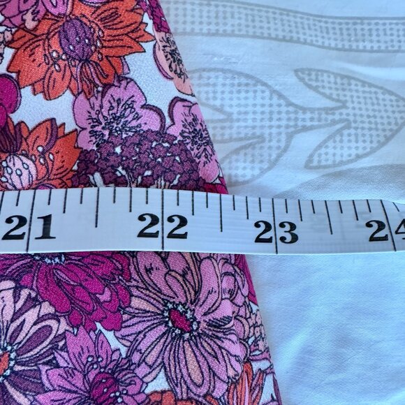 Liberty of London for Target Floral Pink and Purple One Shoulder Dress - Picture 10 of 12